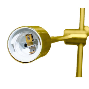 Sloan - Adjustable 8-Light Iron Sputnik Chandelier in Brass Finish