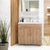 Durham - 36" Tiger Skin, Mid-Century Modern Freestanding Vanity