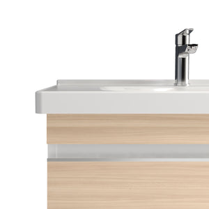 Woody - 31" Cream Oak Modern Floating Vanity