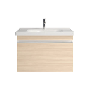 Woody - 31" Cream Oak Modern Floating Vanity