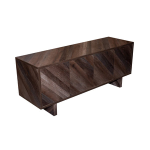 Bingham - Modern Low Storage Console with Dark Finish, 62 inches