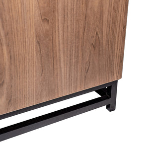 Abu Modern Console Table with Metal Base