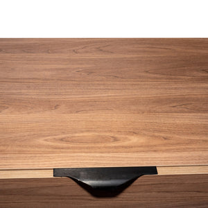 Abu Modern Console Table with Metal Base