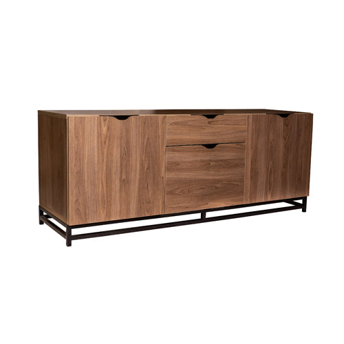 Abu Modern Console Table with Metal Base