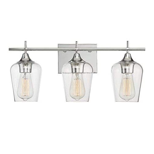 Emma - Chrome Bathroom Vanity Light