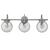 Taft 3 Light - Bathroom Vanity Light with Clear Glass Globe Shades
