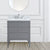 Raya - 30" Grey, Farmhouse Transitional Freestanding Vanity