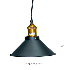 Jeremy Industrial Pendant Light, Small