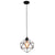 Jackson - Hanging Black Metal Pendant Light Wrought Iron Geometric Cage Design