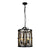 Dawsyn - Modern 4-Light Cage Chandelier with Adjustable Chain - Industrial Hanging Light Fixture