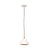 Jojo White Minimalist Pendant Light with Gold Shade Interior