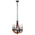 Arden Beaded 4-Light Wood and Metal Chandelier