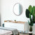 Slate - 29" Round Mirror with Wired Metal Frame
