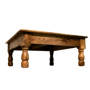 Emerson – Natural, Solid Mango Wood Farmhouse Coffee Table
