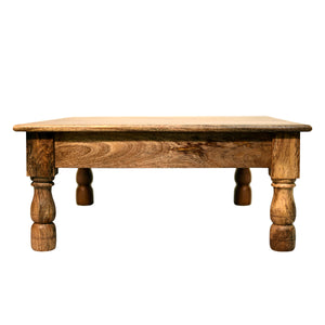 Emerson – Natural, Solid Mango Wood Farmhouse Coffee Table
