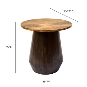 Harper – Natural, Solid Mango Wood Modern End Table