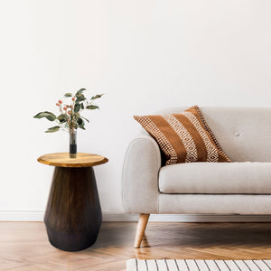 Harper – Natural, Solid Mango Wood Modern End Table
