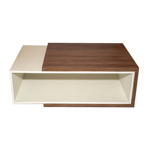 Sai Mid-Century Modern Linear Coffee Table