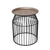 Harvey - Gold and Black Iron End Table