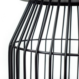 Harvey - Gold and Black Iron End Table