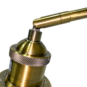 Newburgh Table Lamp - Bronze Metal Table Lamp with Clear Glass Shade