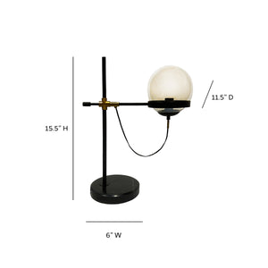 Colby - Mid-Century Modern Table Lamp Black